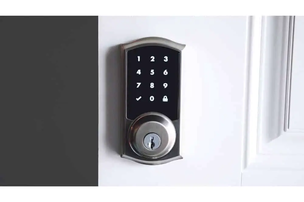 Digital smart door lock security system with the password