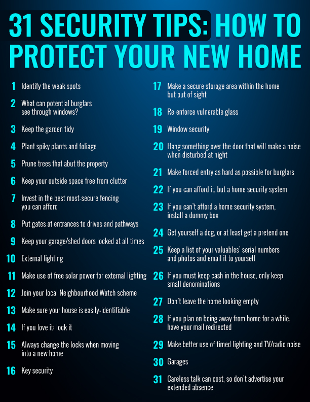 How to protect your new home